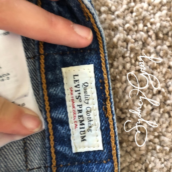 SUPER CUTE RARE WASH Levi 501 Jeans - Picture 8 of 12